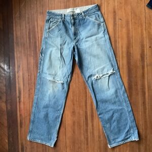 GAP Men's Mechanic Medium Wash Blue Relaxed Jeans